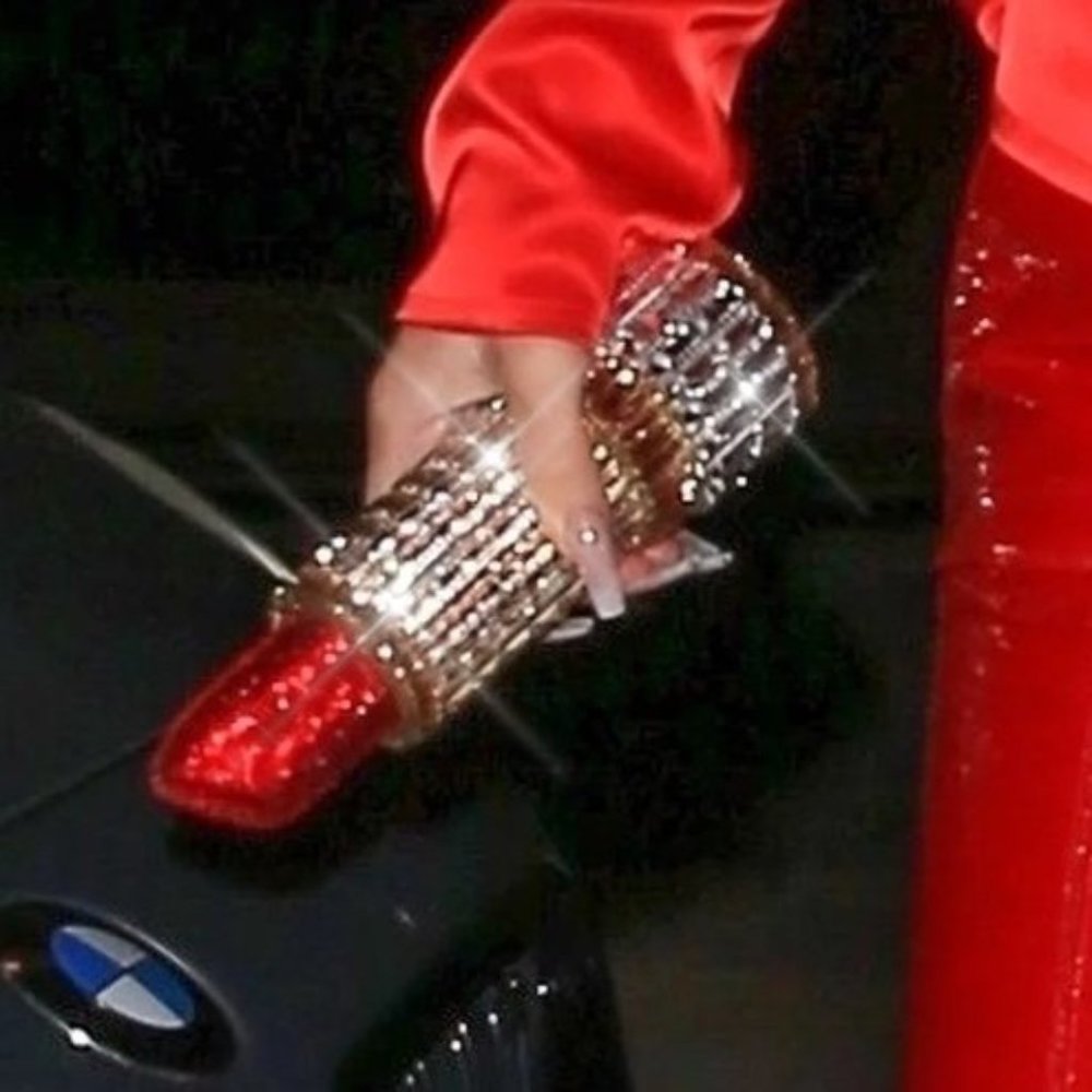 NWT Sparkling Swarovski Bling Crystal Rhinestone Lipstick Purse Clutch B… - Picture 16 of 17